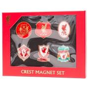 Liverpool Crest Magnet Sett - Rød