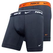 Nike Boxer 2-Pakk - Sort/Oransje