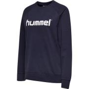 Hummel Go Cotton Logo Genser - Navy Dame
