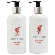 Liverpool Handwash & Moisturiser Set - Hvit/Rød