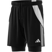 adidas Treningsshorts Tiro 24 2-i-1 - Sort/Hvit