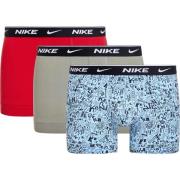 Nike Boksere Everyday Cotton Stretch 3-PK - Blå/Grå/Rød