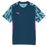 PUMA Trenings T-Skjorte IndividualFINAL - Navy/Bright Aqua/Rosa Barn