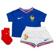 Frankrike Hjemmedrakt EURO 2024 Baby-Kit Barn