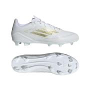 adidas F50 League FG/AG Day Spark - Hvit/Gull/Hvit