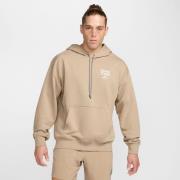 Nike Running Hoodie Dri-FIT Magic Hour Fleece - Khaki/Hvit