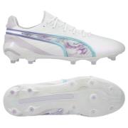 PUMA King Ultimate FG/AG Brilliance - Hvit/Sort/Spring Lavender Dame L...