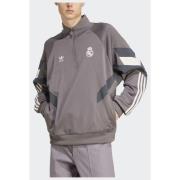 Adidas Real Madrid Originals Half-Zip Crew Sweatshirt