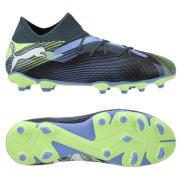 PUMA Future 7 Pro FG/AG Lights Out - Gray Skies/Hvit/Fizzy Apple Barn