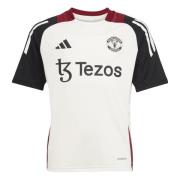 Manchester United Trenings T-Skjorte Tiro 24 - Hvit/Sort Barn