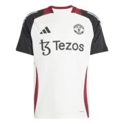 Manchester United Trenings T-Skjorte Tiro 24 - Off White/Svart