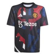 Manchester United Trenings T-Skjorte Pre Match - Sort/Mufc Red/Hvit Ba...