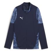 PUMA Treningsjakke teamCUP - PUMA Navy/Sølv/Blå Barn