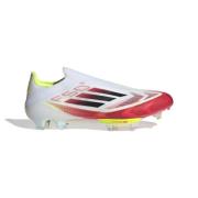 adidas F50 + Laceless FG Pure Victory - Hvit/Sort/Gul