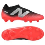 New Balance Tekela V4 Magique FG Flash Point - Svart/rød/Sølv Barn