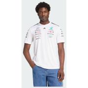 Adidas MERCEDES - AMG PETRONAS FORMULA ONE TEAM DRIVER JERSEY WHITE ME...