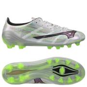 Mizuno Alpha II Made in Japan FG - Hvit/Silver Iridescent/Sort