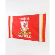 Liverpool Flagg This Is Anfield - Rød/Hvit