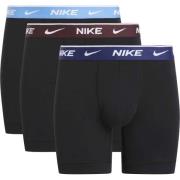 Nike Boxer 3-Pakke - Svart/Bordeaux/Blå