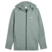 EVOSTRIPE Full-Zip Hoodie DK Green Moon
