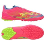 adidas F50 League TF Mystic Victory - Lucid Pink/Lucid Sitron/Blå fusj...