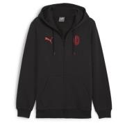 Milan Hettegenser Essentials Fleece Full Zip - Sort/For All Time Red