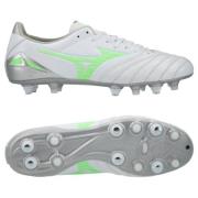 Mizuno Morelia Neo IV Pro SG Frontier - Hvit/Neon Grønn/Cool Gray