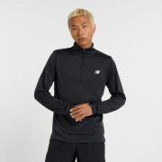New Balance Løpetrøye 1/4 glidelås - Svart