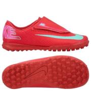Nike Mercurial Vapor 16 Club Velcro TF Mad Energy - Rød/Aurora Grønn B...