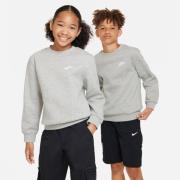 Nike Genser NSW Club Fleece Crew - Grå/Hvit