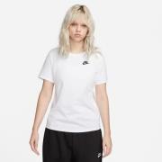 Nike T-skjorte NSW Club - Hvit/Svart Kvinner