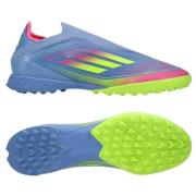 adidas F50 Pro Laceless TF Celestial Victory - Blå fusjon/Lucid Sitron...