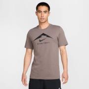 Nike Løpe t-skjorte Dri-FIT Run Trail - Grå/Svart