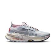 Nike Løpesko ZoomX Zegama Trail 2 - Ren platina/Hvit/Grå Kvinner