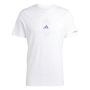 adidas T-skjorte F50 Graphic - Hvit