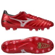 Mizuno Morelia Neo IV Pro FG Ruby Red - MORELIA 40th Red/Hvit/Svart