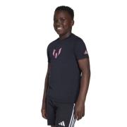 adidas T-skjorte Messi Graphic - Svart Barn