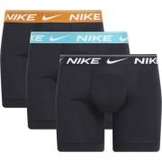Nike Boxer Ultra Comfort Dri-FIT 3-Pakke - Svart/Turkis/Oransje