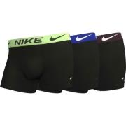 Nike Boksere 3-Pakke - Volt/Blå/Bordeaux