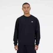 New Balance Genser Fleece Essentials Crew - Svart