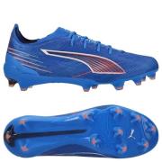 PUMA Ultra 6 Ultimate FG Untamed - Ultra Blue/PUMA White/Glødende rød ...