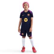 Barcelona Trenings T-Skjorte Dri-FIT Strike - Imperial Purple/Gul Barn