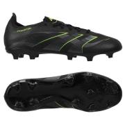 adidas Predator League FG/AG Electric Stealth - Svart/Grå/Lucid Sitron