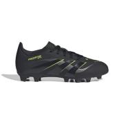 adidas Predator Club FxG Electric Stealth - Svart/Grå/Lucid Sitron Bar...