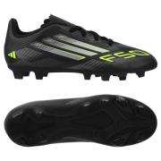 adidas F50 Club FxG Electric Stealth - Svart/Metall/Lucid Sitron Barn