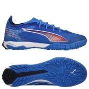 PUMA Ultra 6 Pro Cage TT Untamed - Ultra Blue/PUMA White/Glødende rød