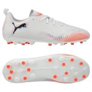 PUMA Future 8 Play MG Untamed - PUMA White/PUMA Svart/Glødende rød Bar...