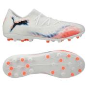 PUMA Future 8 Match Lav MG Untamed - PUMA White/PUMA Svart/Glødende rø...