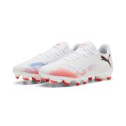 PUMA Future 8 Play FG/AG Untamed - PUMA White/PUMA Svart/Glødende rød ...