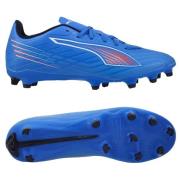 PUMA Ultra 6 Play FG/AG Untamed - Ultra Blue/PUMA White/Glødende rød K...